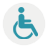 Wheelchair friendly icon