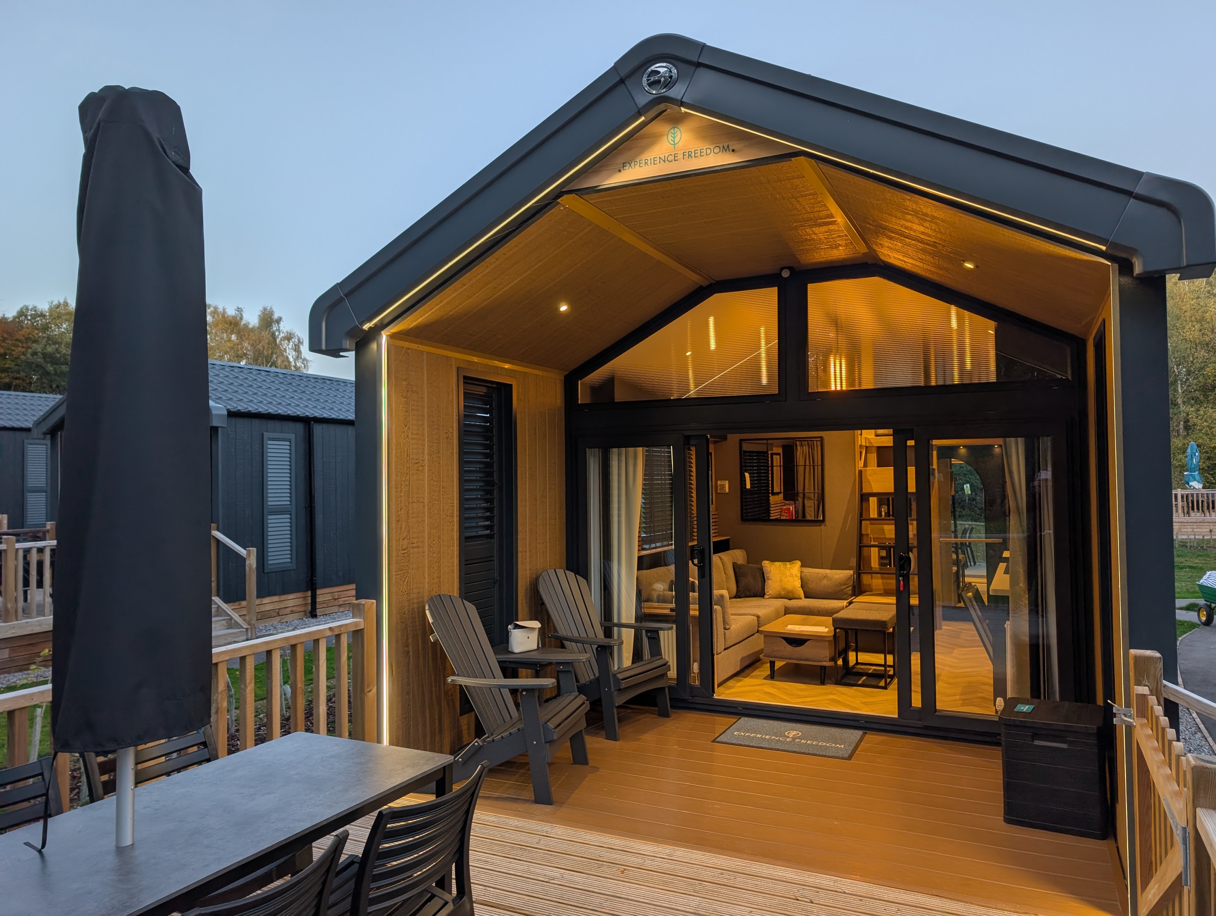 The Superior glamping cabins are perfect for the colder period