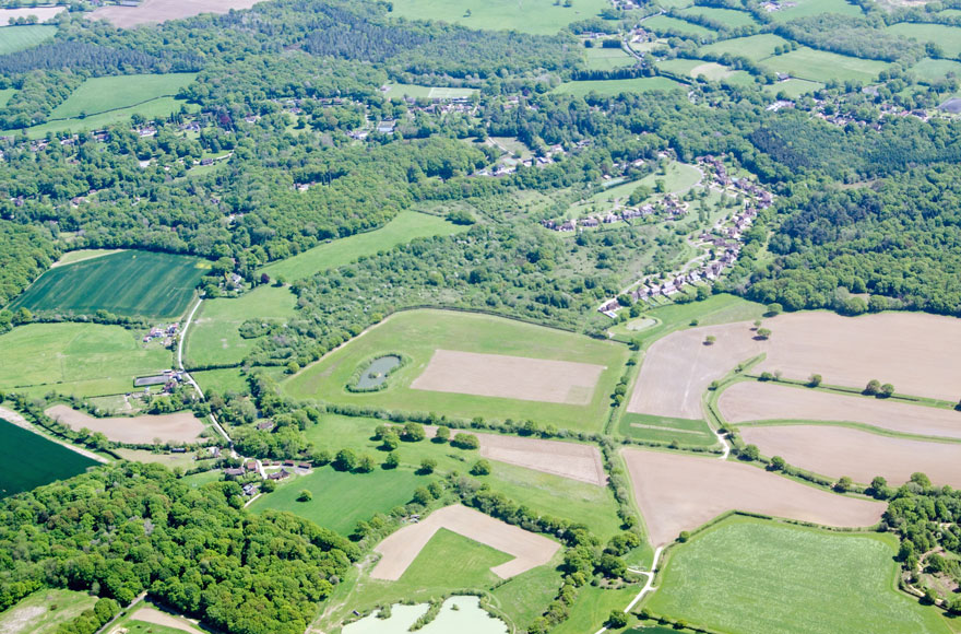Aerial views of Surrey