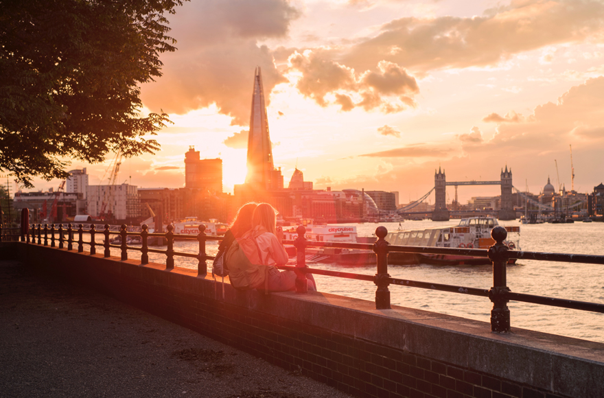 River Thames sunset 
