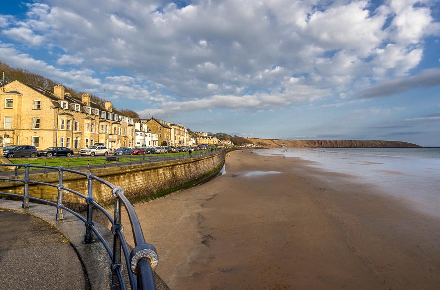 The beach at Filey on the Yorkshire coast