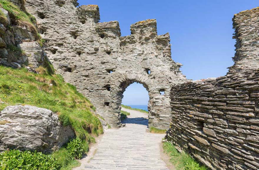 Visit Tintagel Castle, just over 15 minutes from site