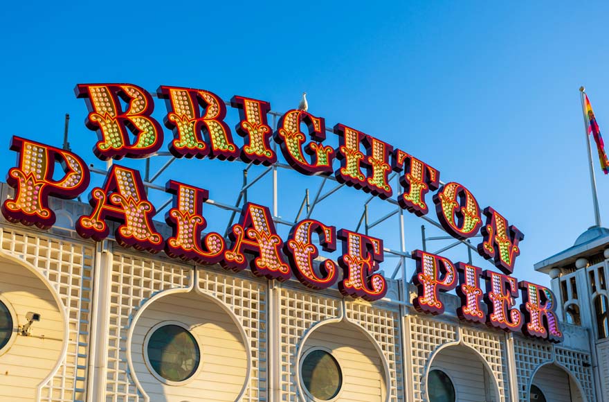 Brighton Pier visage and frontage